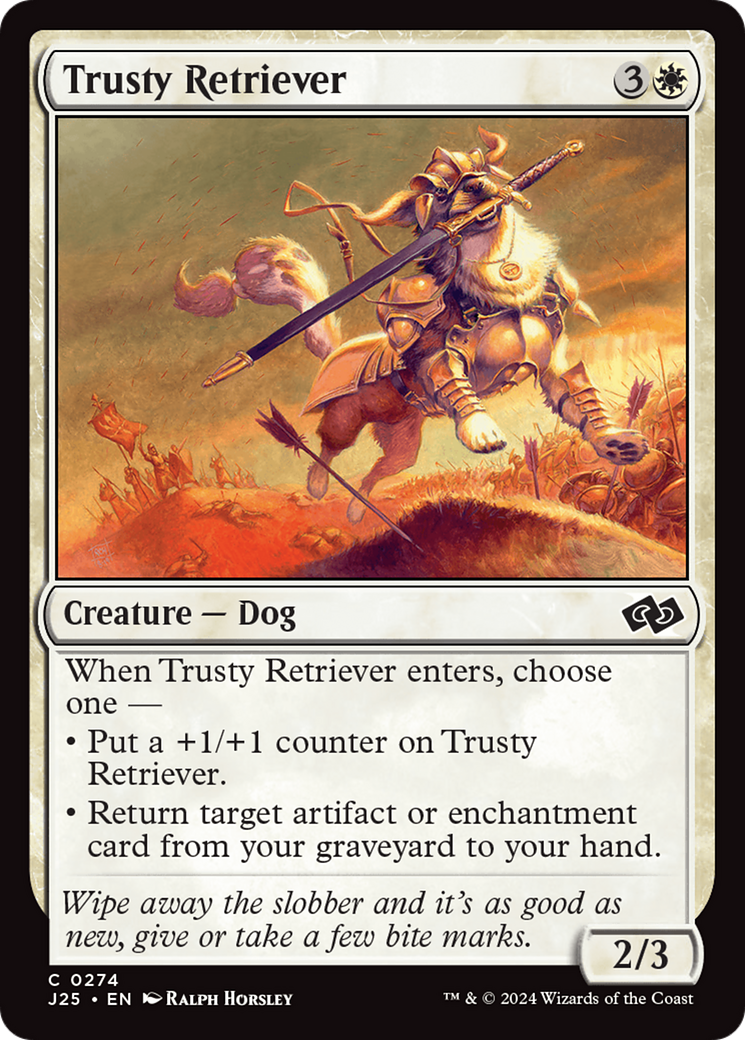 Trusty Retriever [Foundations Jumpstart] | Cards and Coasters CA