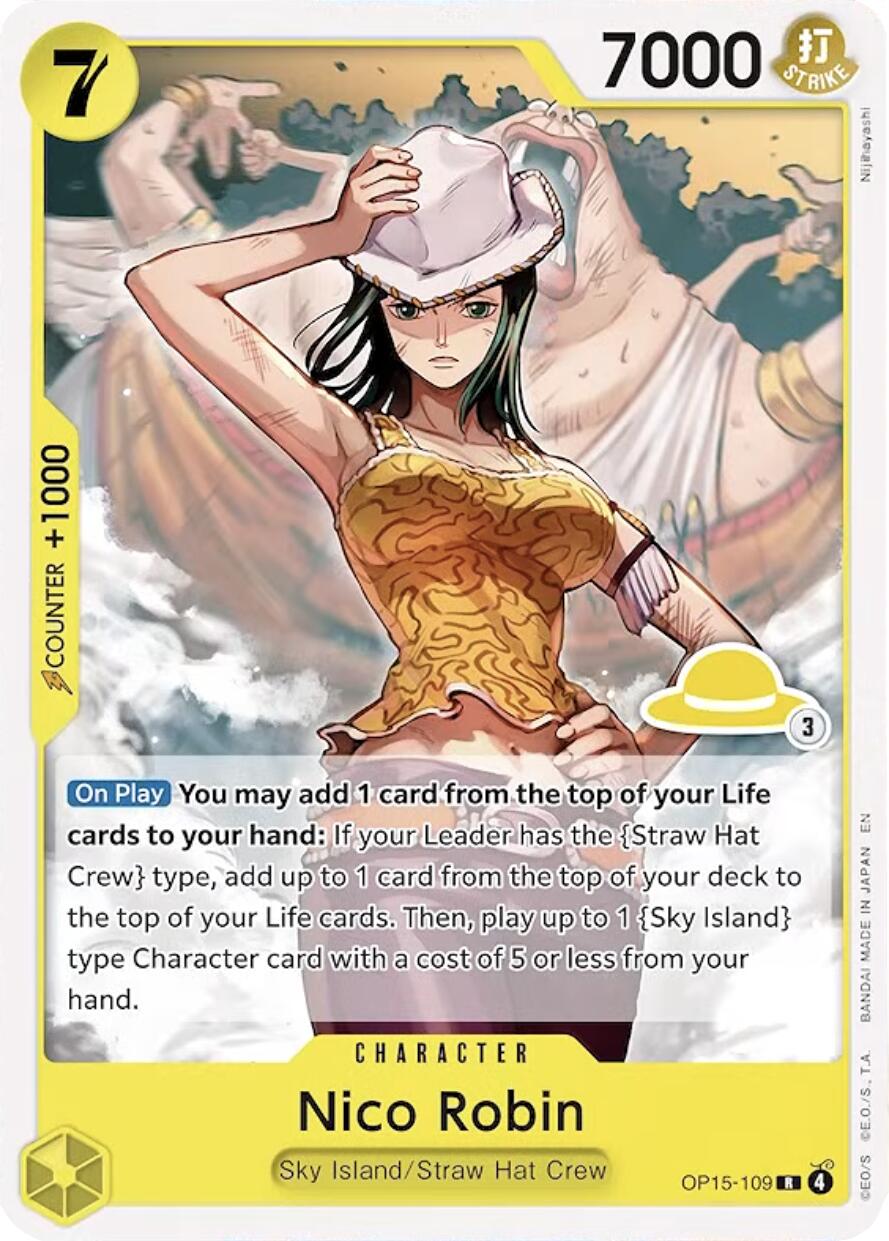 Nico Robin (Luffy Deck) [Set Sail Deck Set] | Cards and Coasters CA