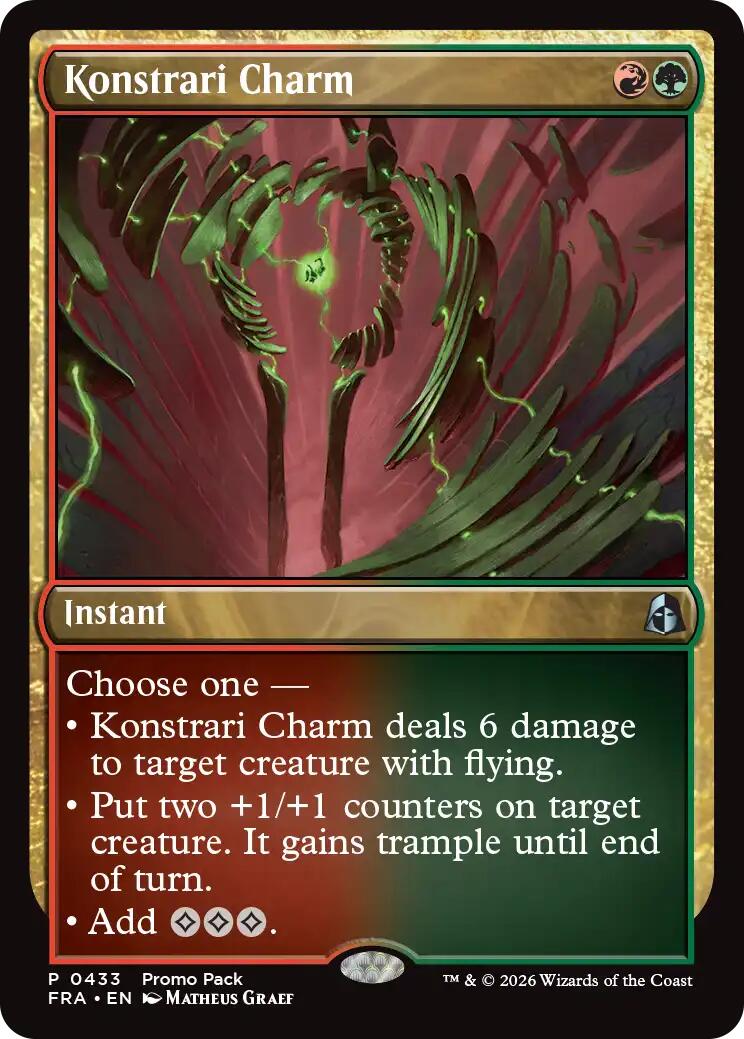 Konstrari Charm [Reality Fracture Promos] | Cards and Coasters CA
