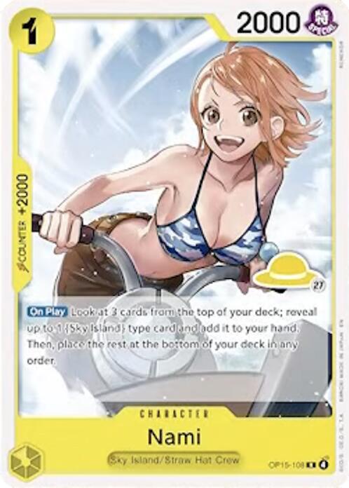 Nami (Luffy Deck) [Set Sail Deck Set] | Cards and Coasters CA