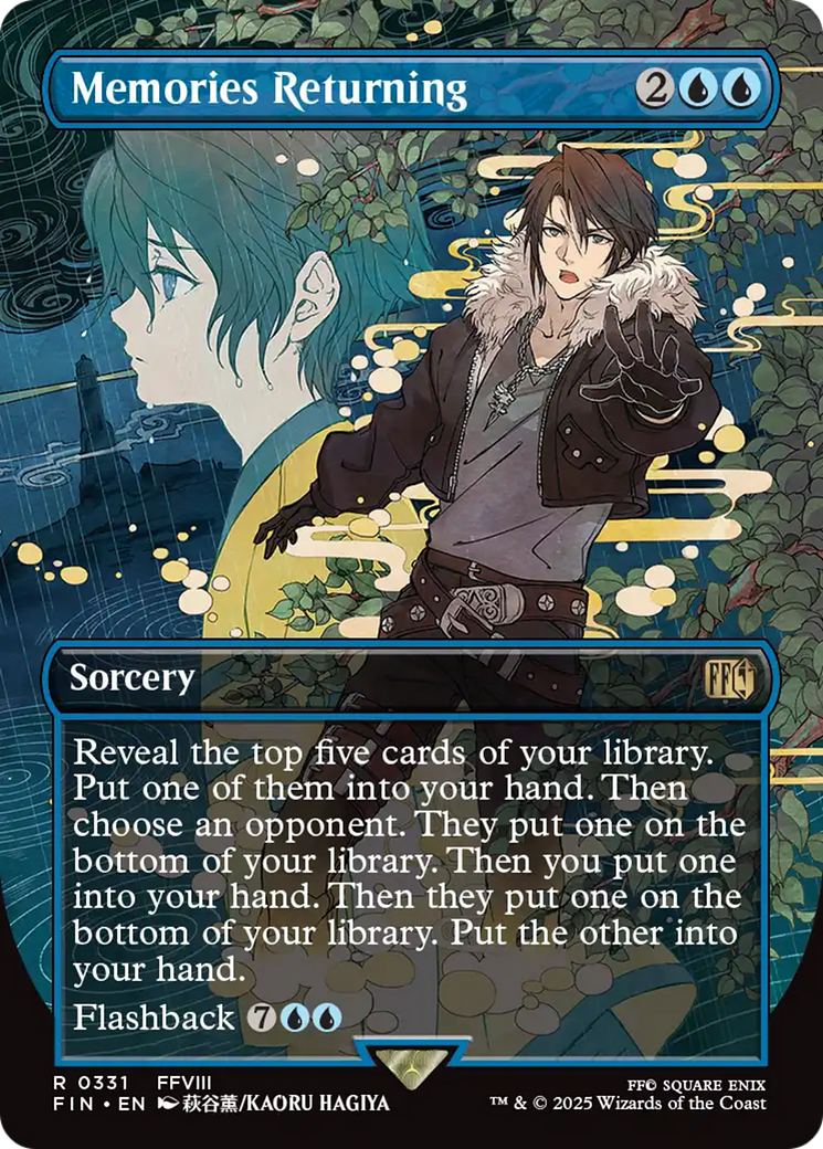 Memories Returning (Borderless) [FINAL FANTASY] | Cards and Coasters CA