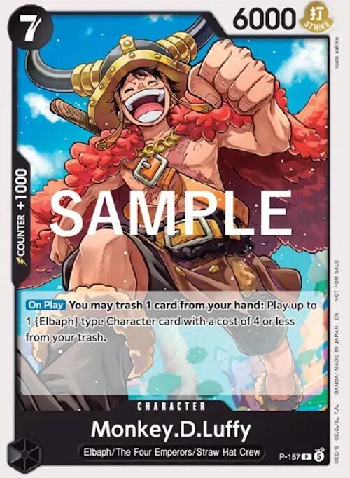 Monkey.D.Luffy (Pirates Party 2026 Vol. 3) [One Piece Promotion Cards] | Cards and Coasters CA