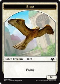 Bird (003) // Elemental (009) Double-Sided Token [Modern Horizons Tokens] | Cards and Coasters CA