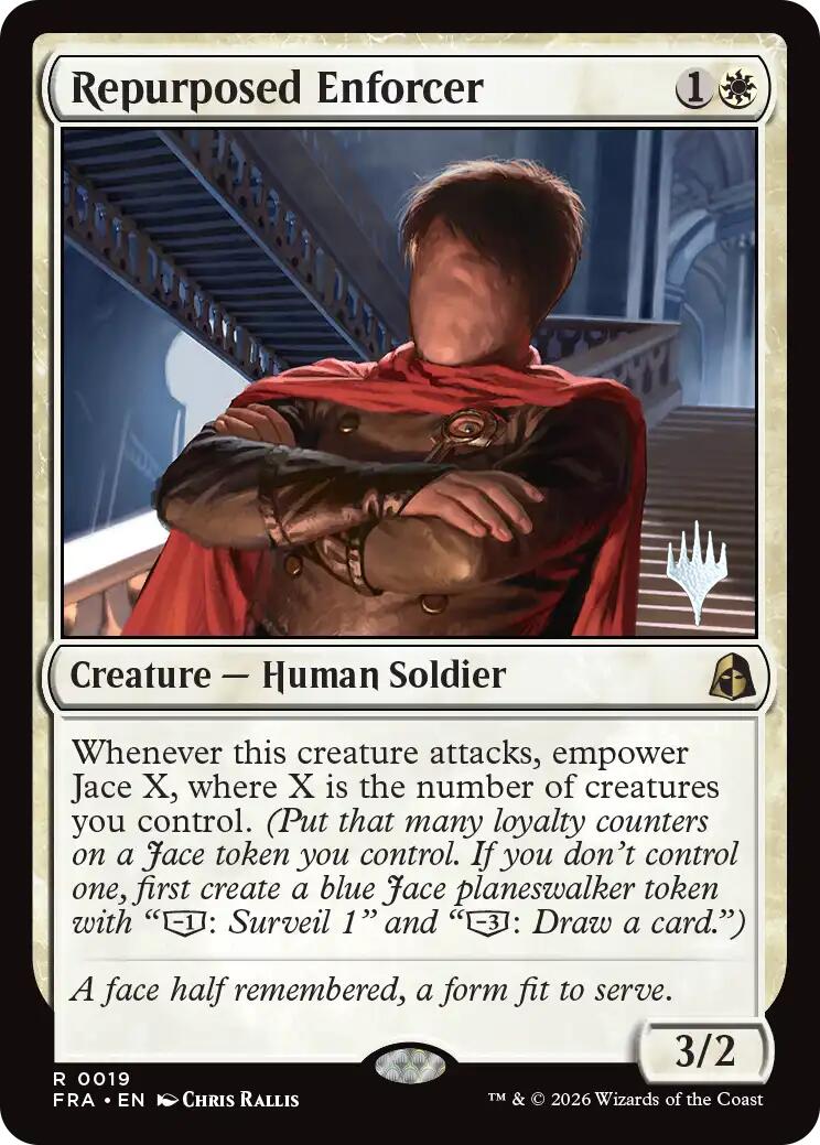Repurposed Enforcer [Reality Fracture Promos] | Cards and Coasters CA