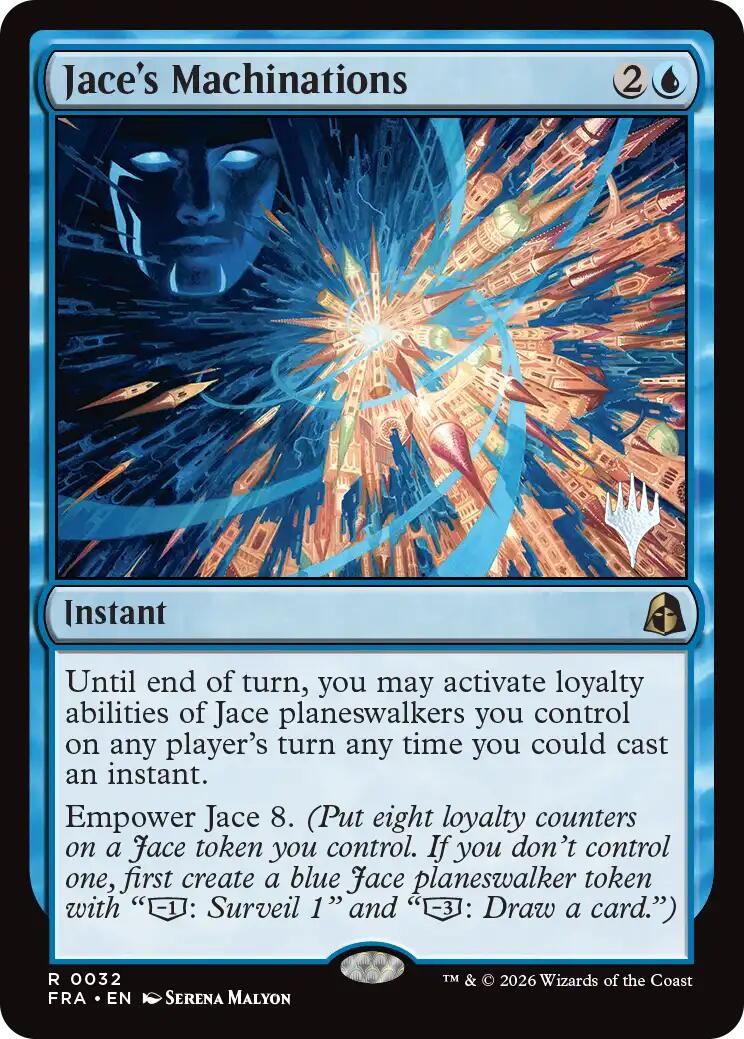 Jace's Machinations [Reality Fracture Promos] | Cards and Coasters CA