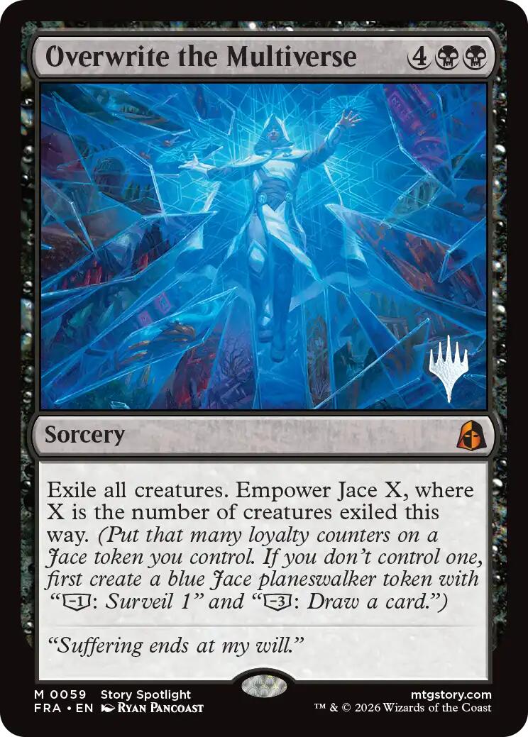 Overwrite the Multiverse [Reality Fracture Promos] | Cards and Coasters CA