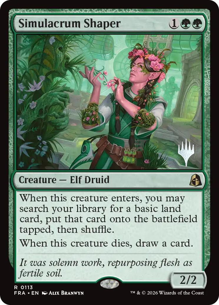 Simulacrum Shaper [Reality Fracture Promos] | Cards and Coasters CA