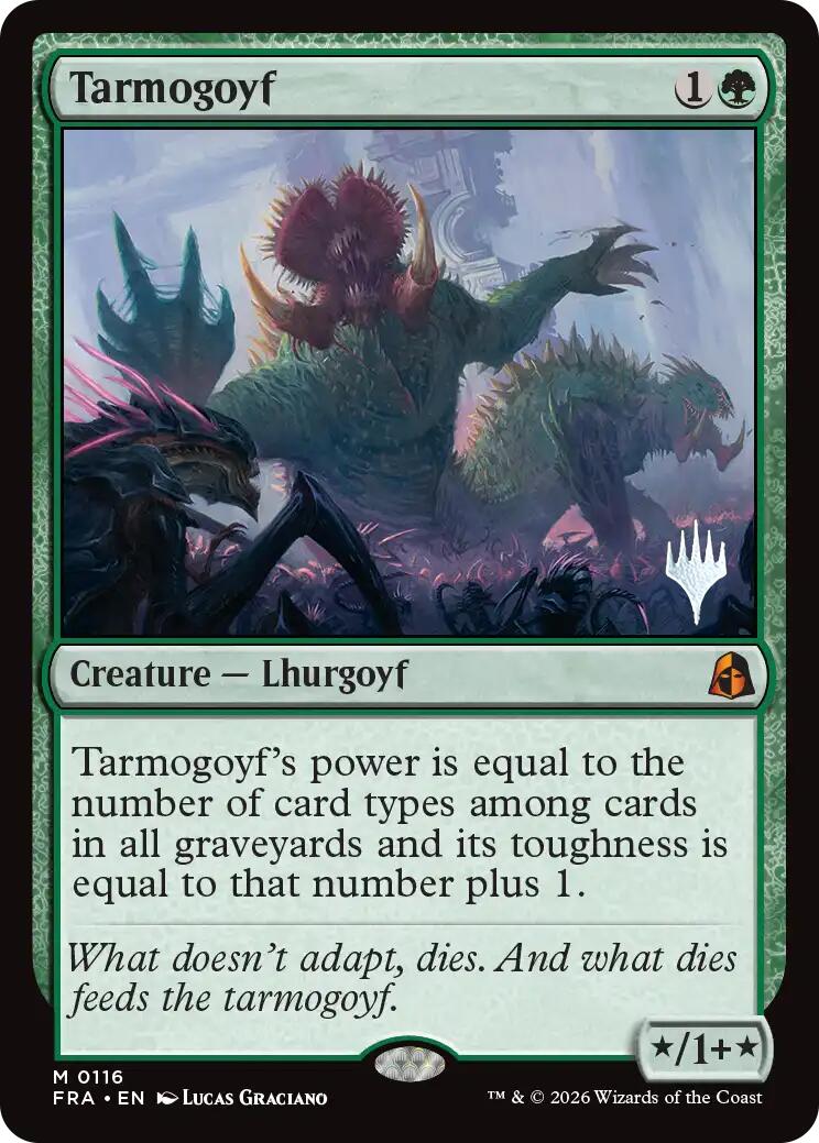 Tarmogoyf [Reality Fracture Promos] | Cards and Coasters CA