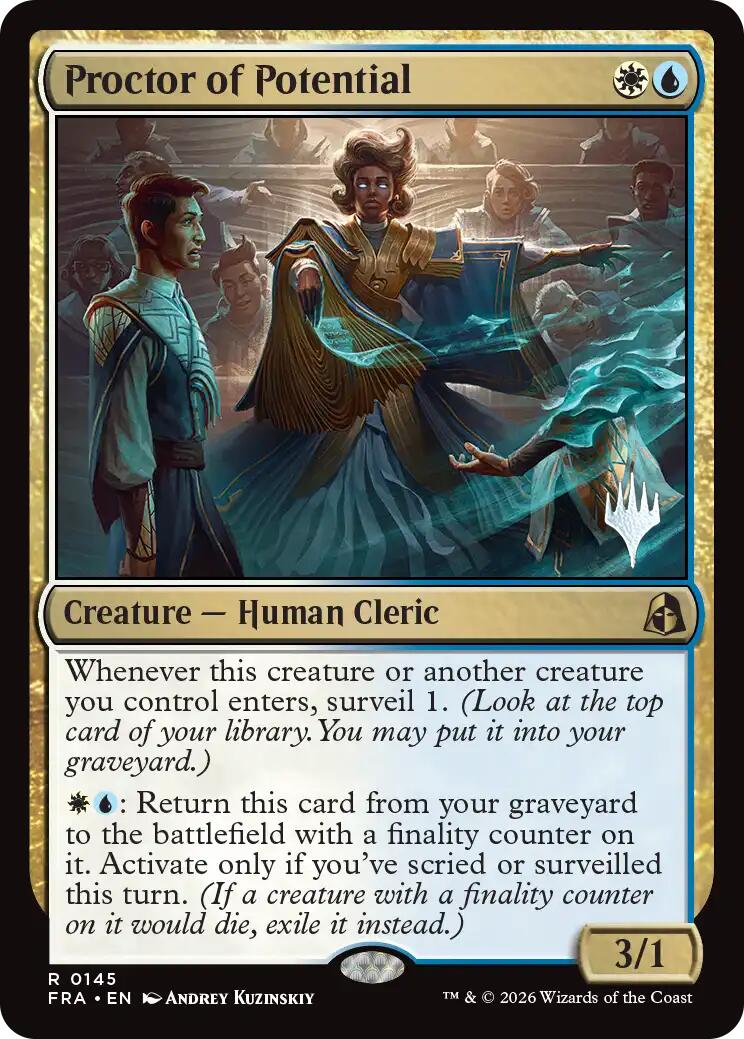 Proctor of Potential [Reality Fracture Promos] | Cards and Coasters CA