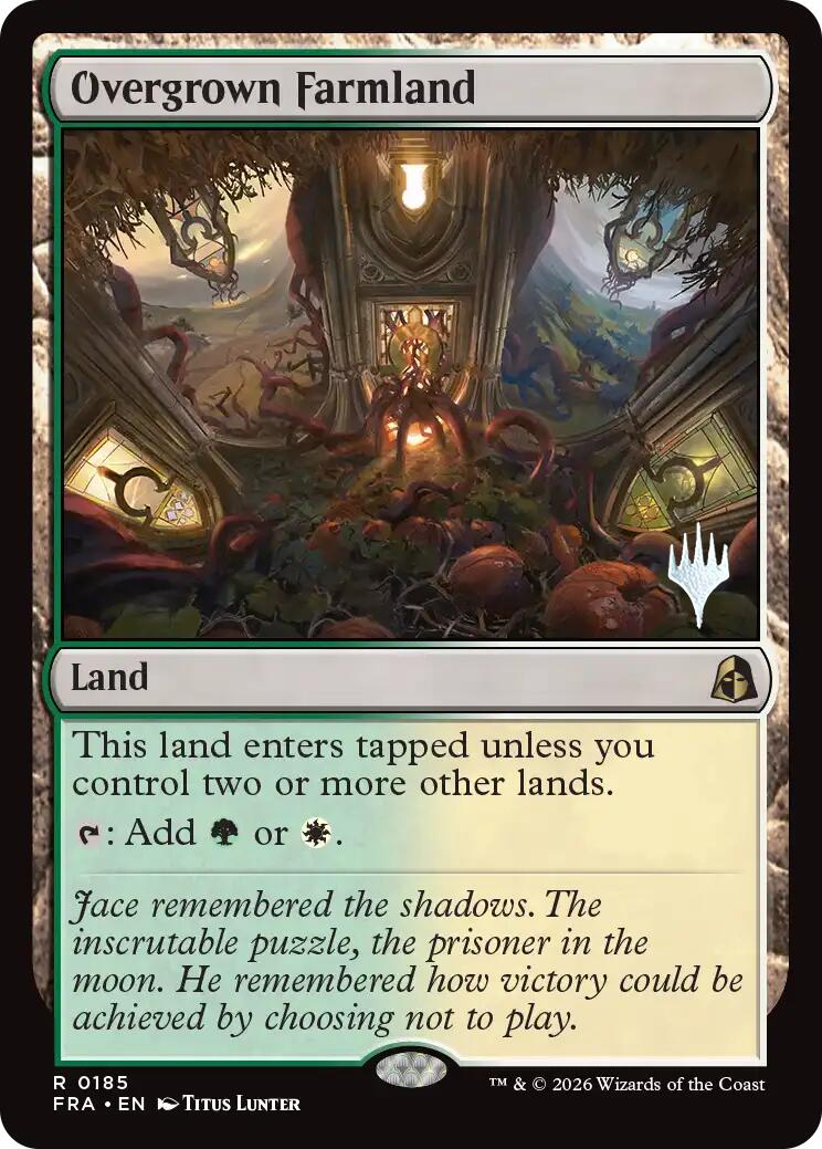 Overgrown Farmland [Reality Fracture Promos] | Cards and Coasters CA