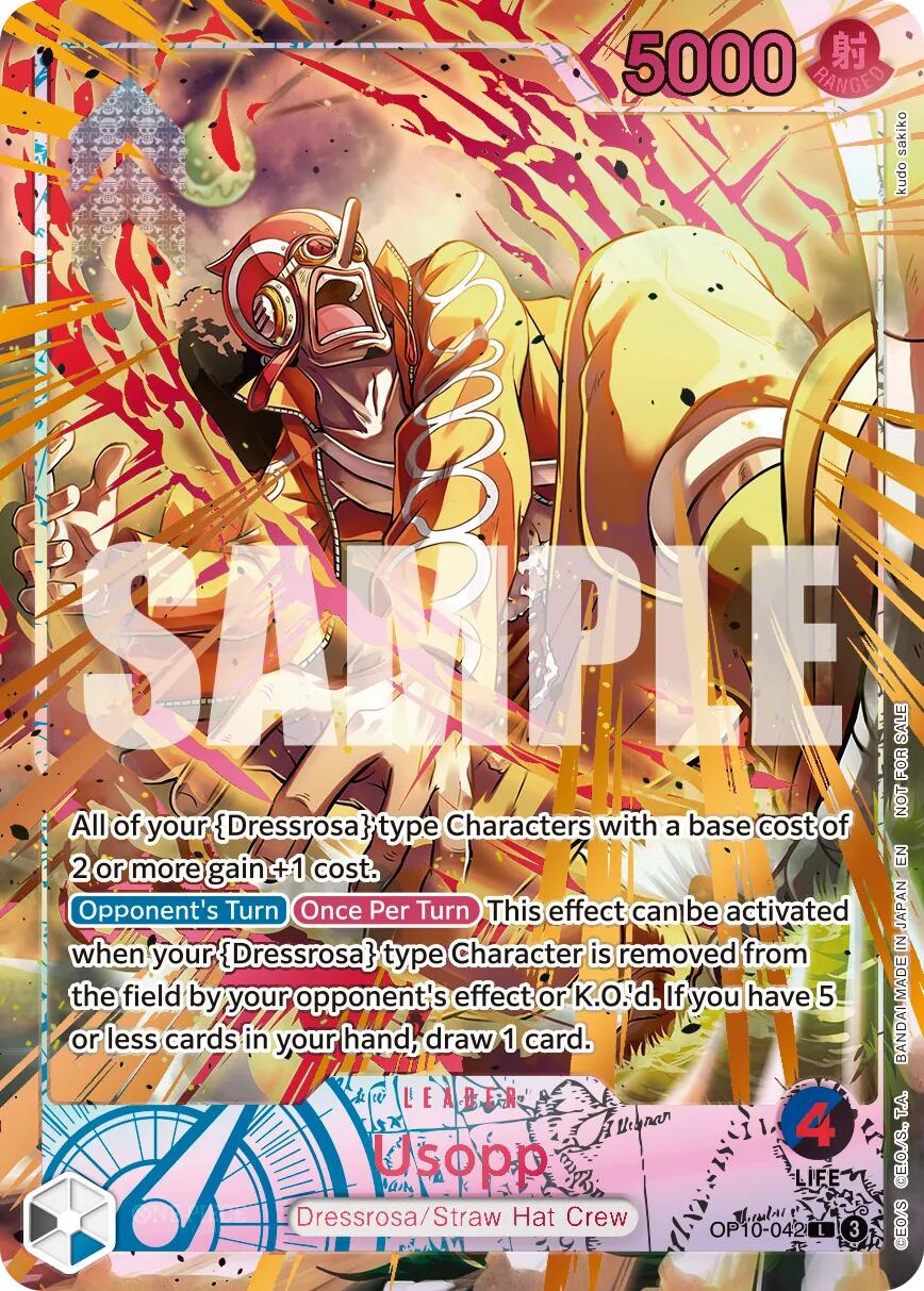 Usopp (Flame-Flame Fruit Coliseum) [One Piece Promotion Cards] | Cards and Coasters CA