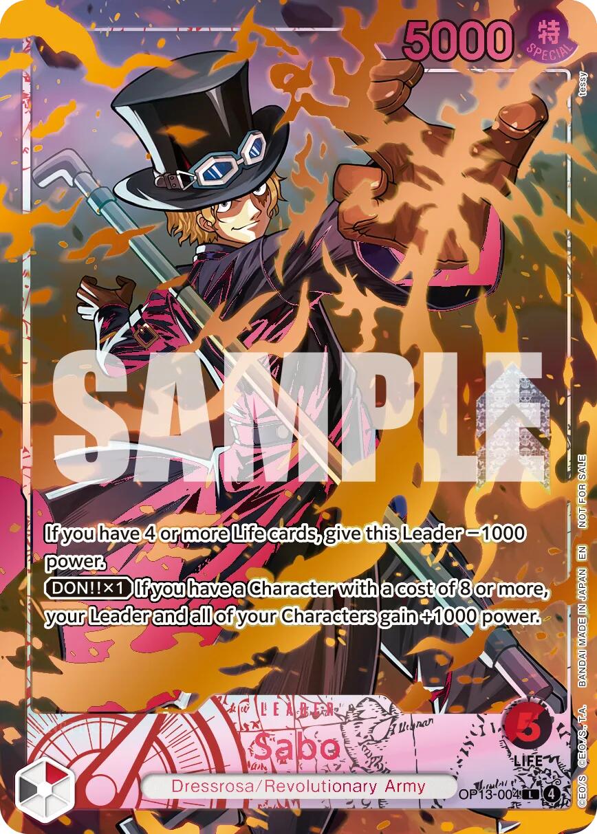 Sabo (Flame-Flame Fruit Coliseum) [One Piece Promotion Cards] | Cards and Coasters CA