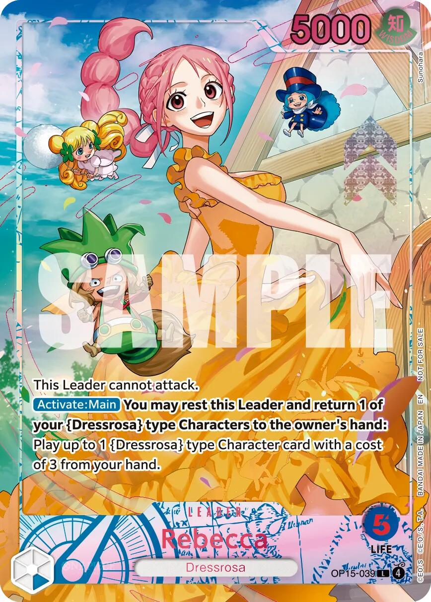 Rebecca (Flame-Flame Fruit Coliseum) [One Piece Promotion Cards] | Cards and Coasters CA
