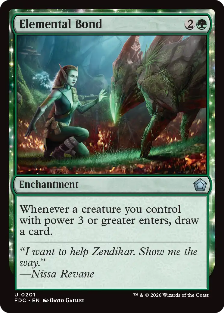 Elemental Bond [Foundations Commander] | Cards and Coasters CA