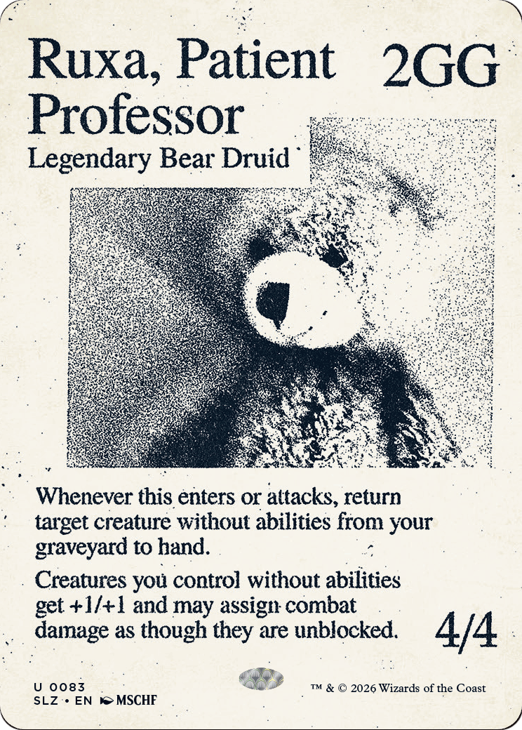 Ruxa, Patient Professor (0083) [Secret Lair x MSCHF: The Zeta Set] | Cards and Coasters CA