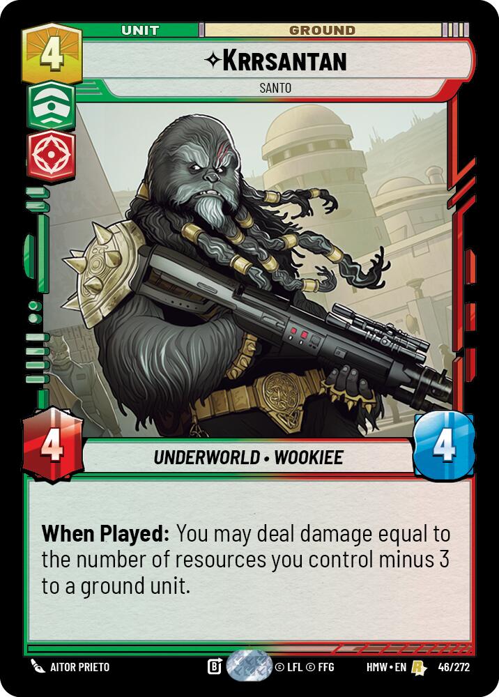 Krrsantan - Santo (46/272) (46/272) [Homeworlds] | Cards and Coasters CA