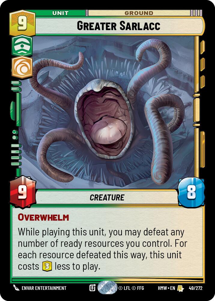 Greater Sarlacc (49/272) (49/272) [Homeworlds] | Cards and Coasters CA