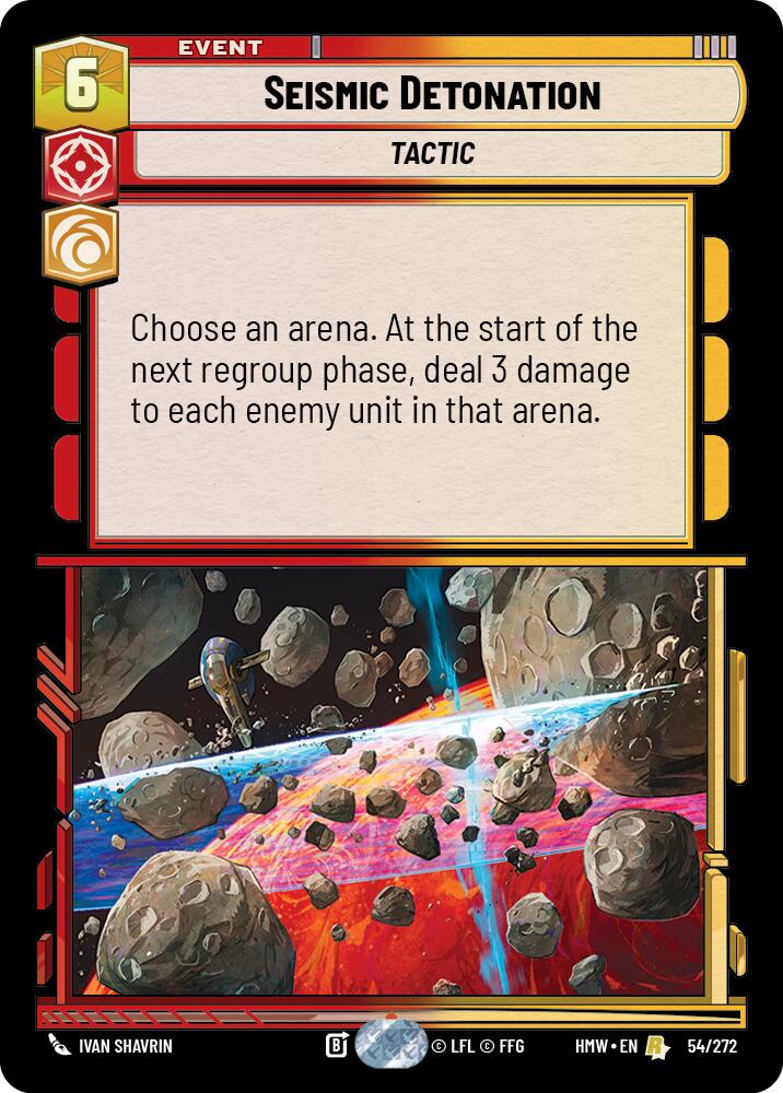 Seismic Detonation (54/272) (54/272) [Homeworlds] | Cards and Coasters CA