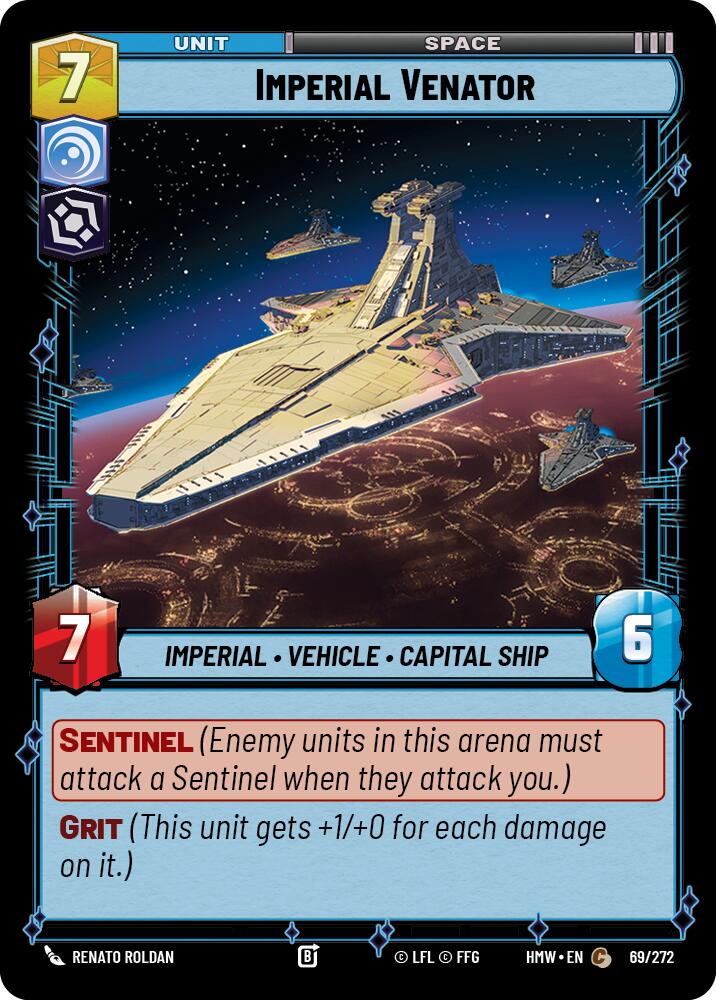Imperial Venator (69/272) (69/272) [Homeworlds] | Cards and Coasters CA