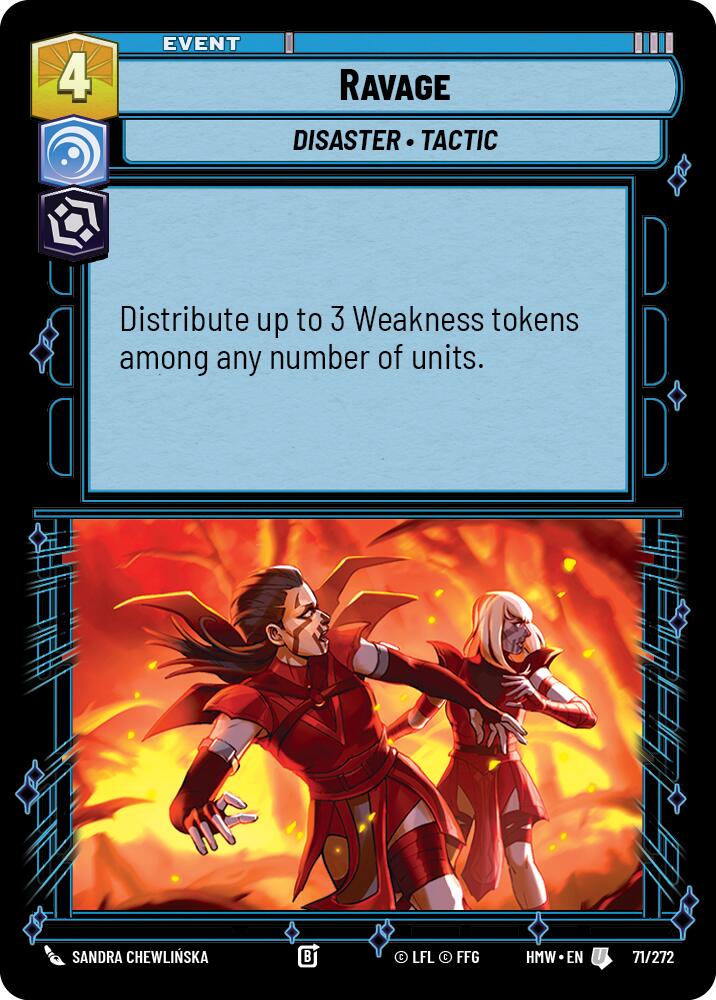Ravage (71/272) (71/272) [Homeworlds] | Cards and Coasters CA