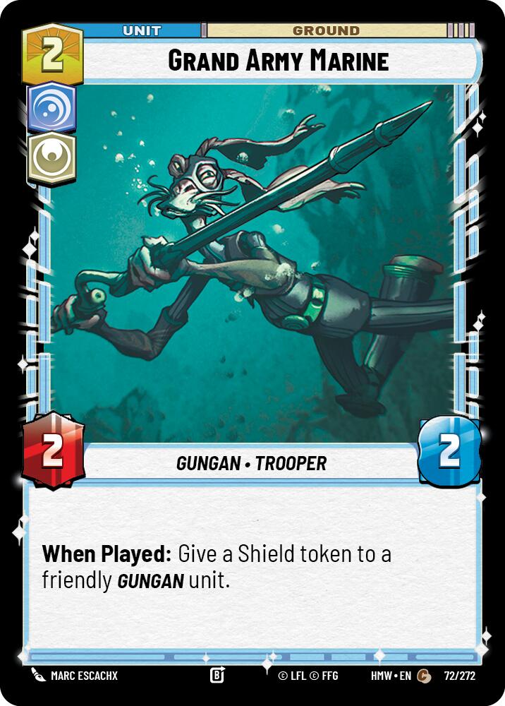 Grand Army Marine (72/272) (72/272) [Homeworlds] | Cards and Coasters CA