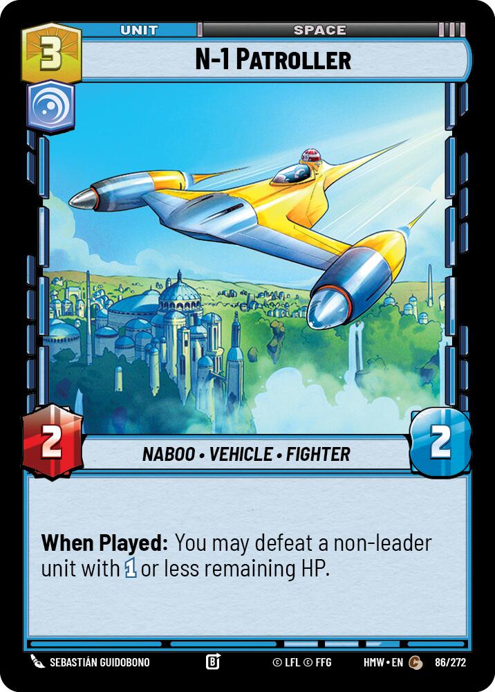 N-1 Patroller (86/272) (86/272) [Homeworlds] | Cards and Coasters CA