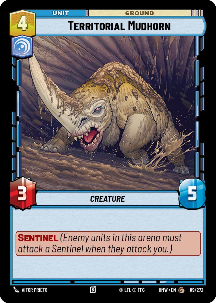Territorial Mudhorn (89/272) (89/272) [Homeworlds] | Cards and Coasters CA