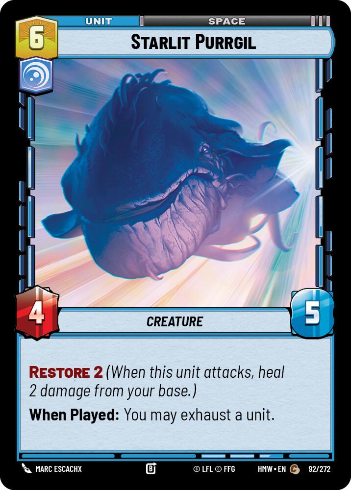 Starlit Purrgil (92/272) (92/272) [Homeworlds] | Cards and Coasters CA