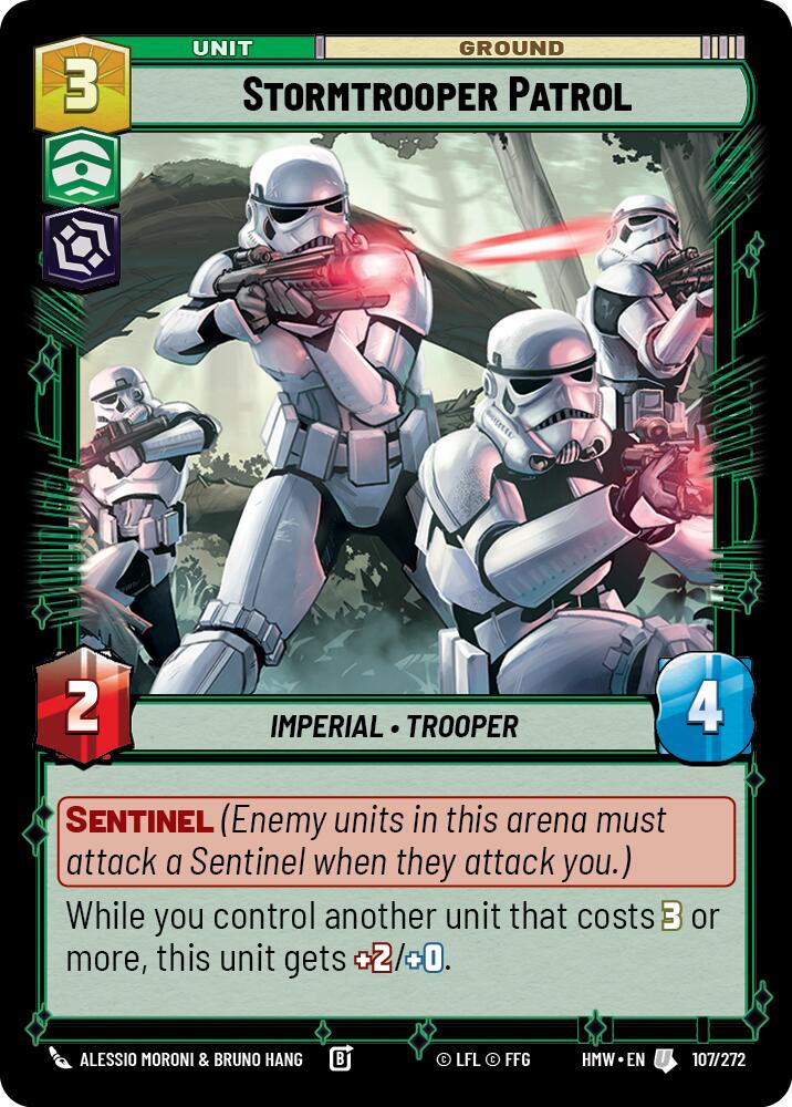 Stormtrooper Patrol (107/272) (107/272) [Homeworlds] | Cards and Coasters CA