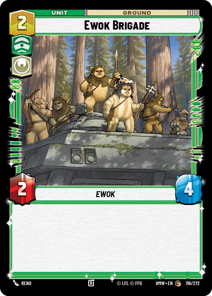 Ewok Brigade (116/272) (116/272) [Homeworlds] | Cards and Coasters CA