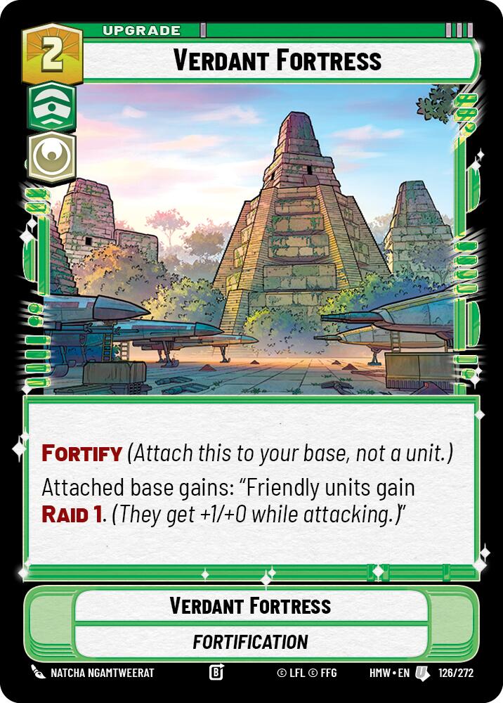 Verdant Fortress (126/272) (126/272) [Homeworlds] | Cards and Coasters CA