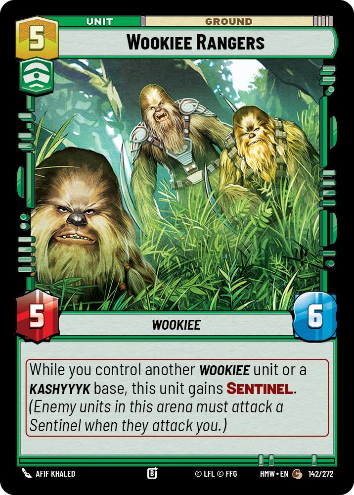 Wookiee Rangers (142/272) (142/272) [Homeworlds] | Cards and Coasters CA