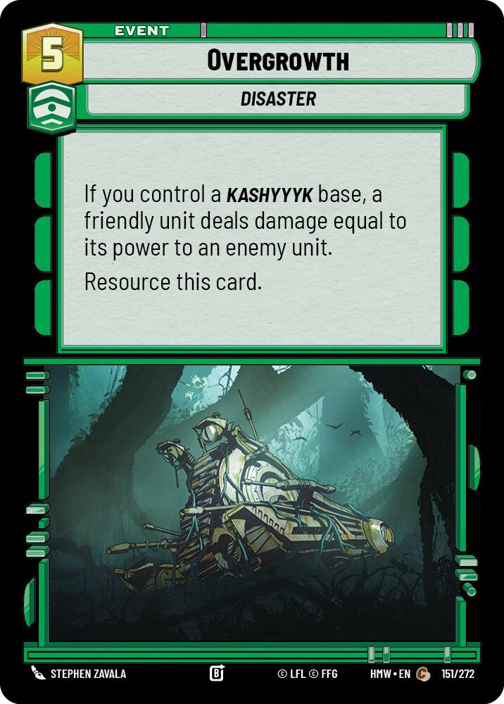 Overgrowth (151/272) (151/272) [Homeworlds] | Cards and Coasters CA