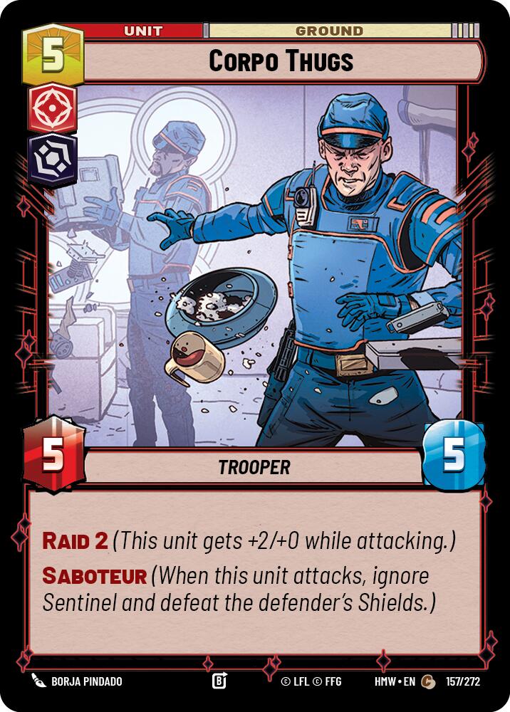 Corpo Thugs (157/272) (157/272) [Homeworlds] | Cards and Coasters CA