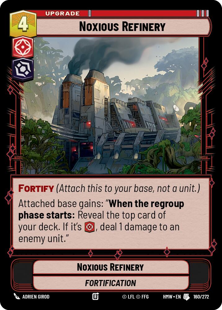 Noxious Refinery (160/272) (160/272) [Homeworlds] | Cards and Coasters CA