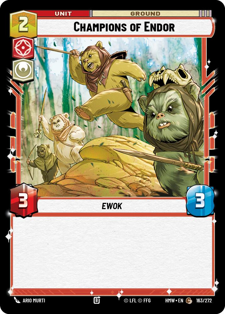 Champions of Endor (163/272) (163/272) [Homeworlds] | Cards and Coasters CA