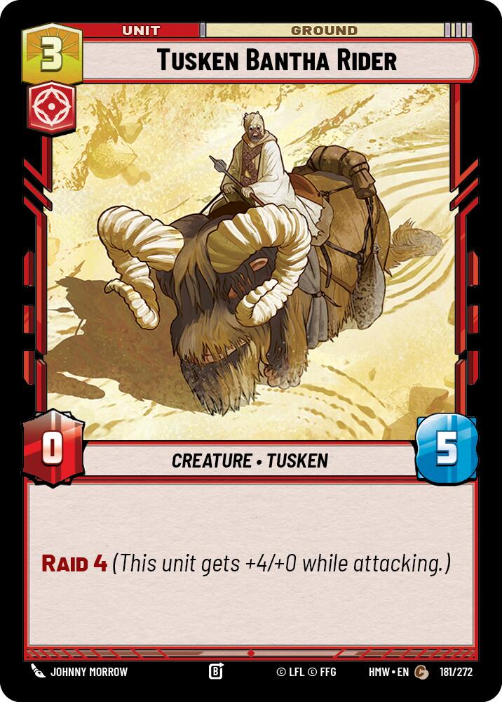 Tusken Bantha Rider (181/272) (181/272) [Homeworlds] | Cards and Coasters CA