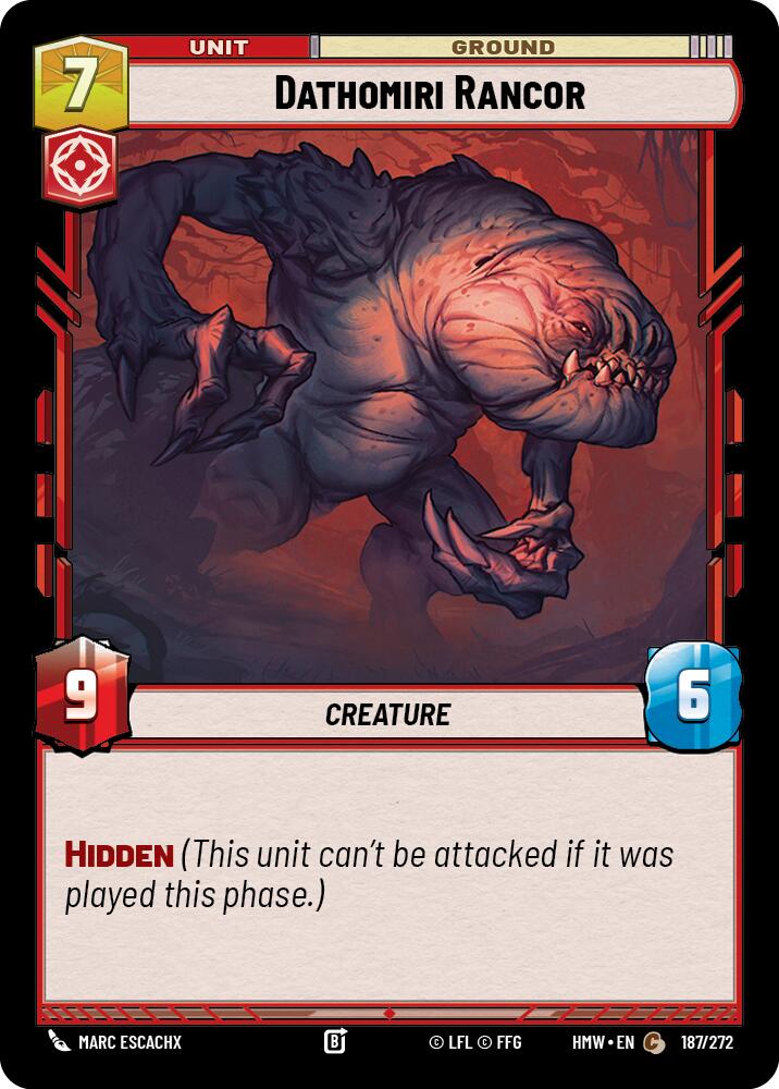 Dathomiri Rancor (187/272) (187/272) [Homeworlds] | Cards and Coasters CA