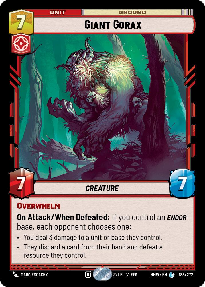 Giant Gorax (188/272) (188/272) [Homeworlds] | Cards and Coasters CA