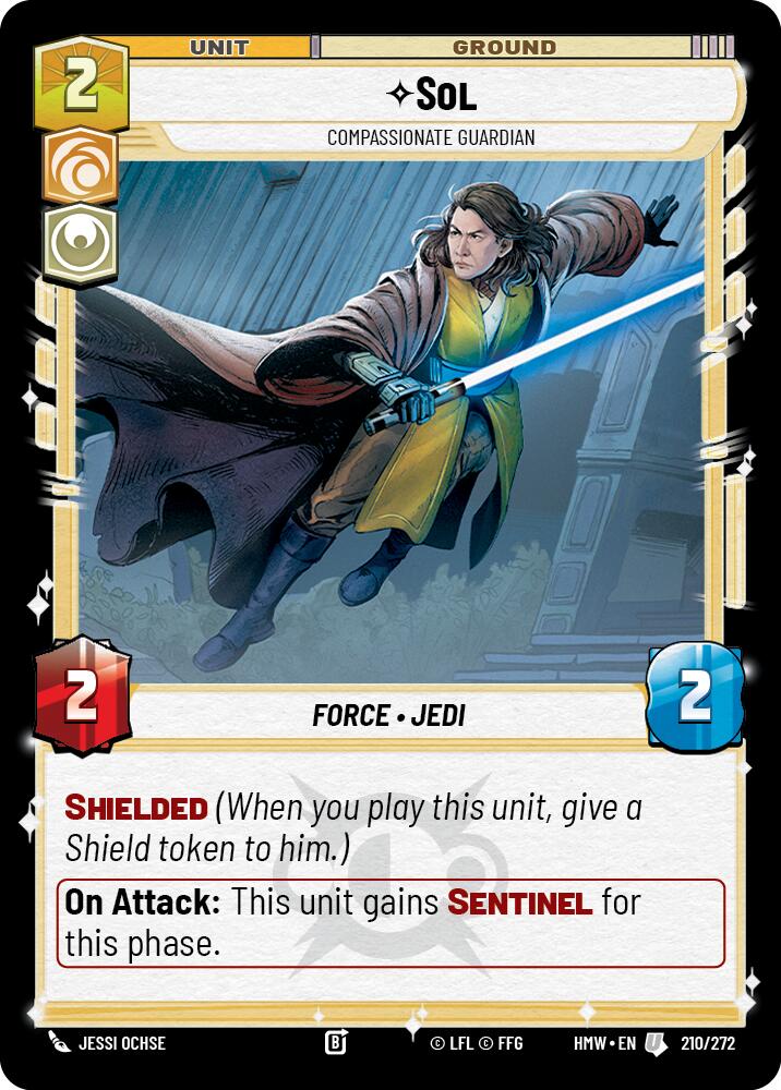 Sol - Compassionate Guardian (210/272) (210/272) [Homeworlds] | Cards and Coasters CA