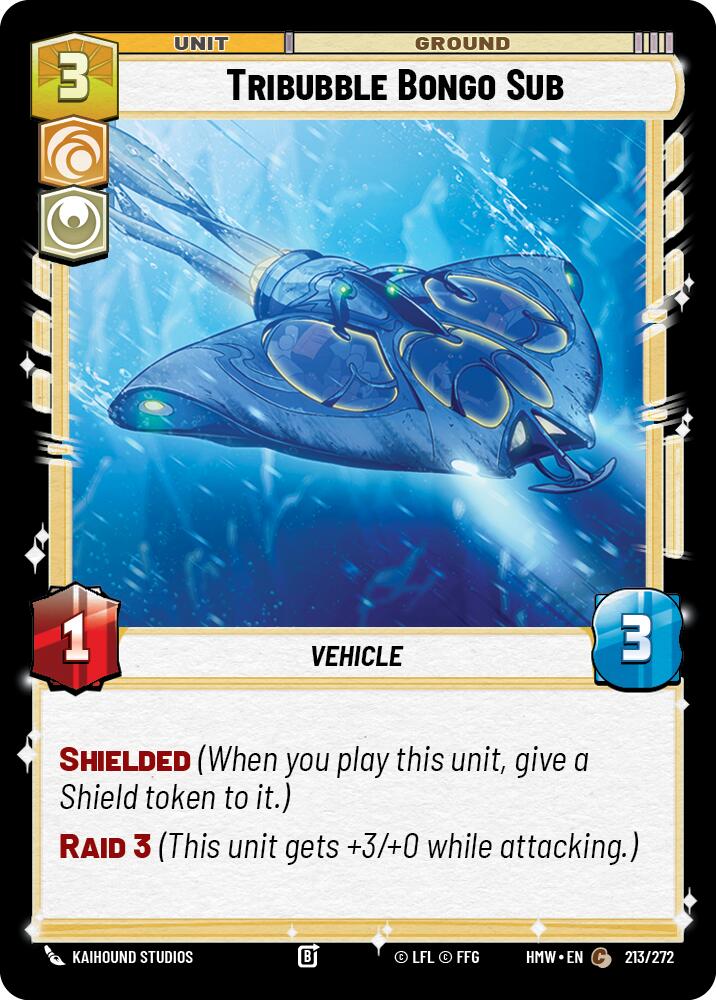 Tribubble Bongo Sub (213/272) (213/272) [Homeworlds] | Cards and Coasters CA