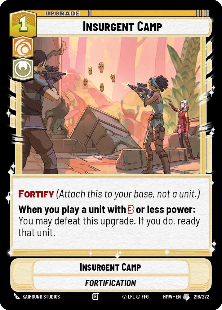 Insurgent Camp (216/272) (216/272) [Homeworlds] | Cards and Coasters CA