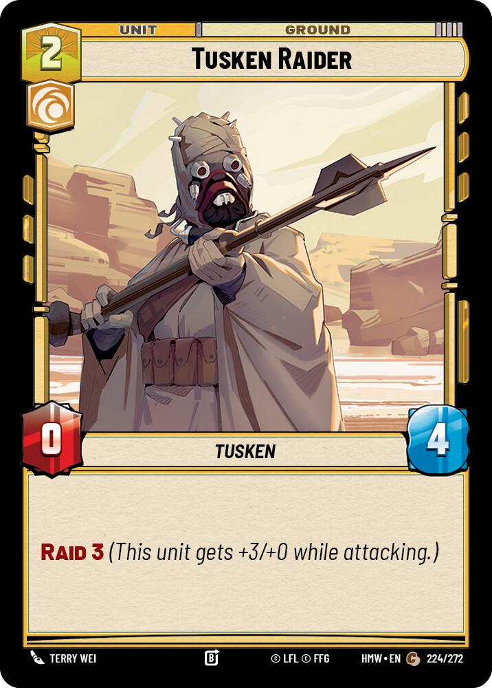 Tusken Raider (224/272) (224/272) [Homeworlds] | Cards and Coasters CA