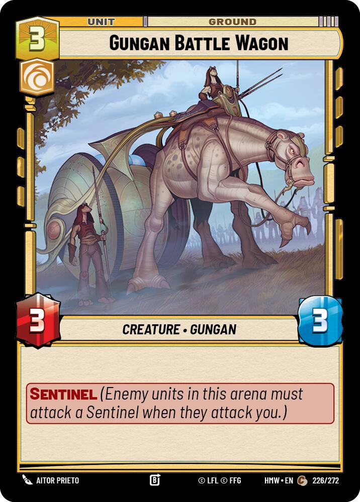 Gungan Battle Wagon (226/272) (226/272) [Homeworlds] | Cards and Coasters CA
