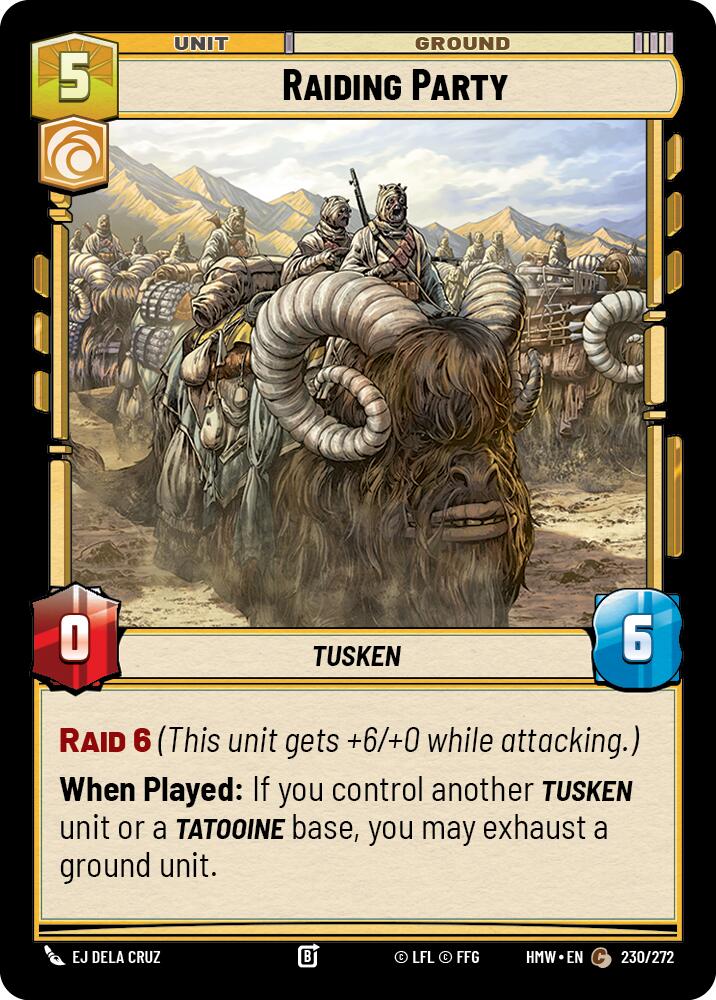 Raiding Party (230/272) (230/272) [Homeworlds] | Cards and Coasters CA
