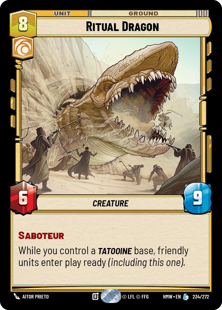 Ritual Dragon (234/272) (234/272) [Homeworlds] | Cards and Coasters CA