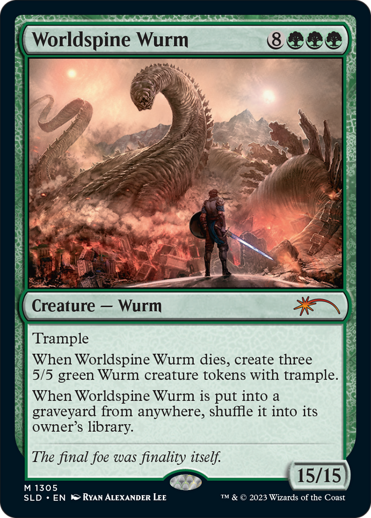 Worldspine Wurm [Secret Lair Drop Series] | Cards and Coasters CA