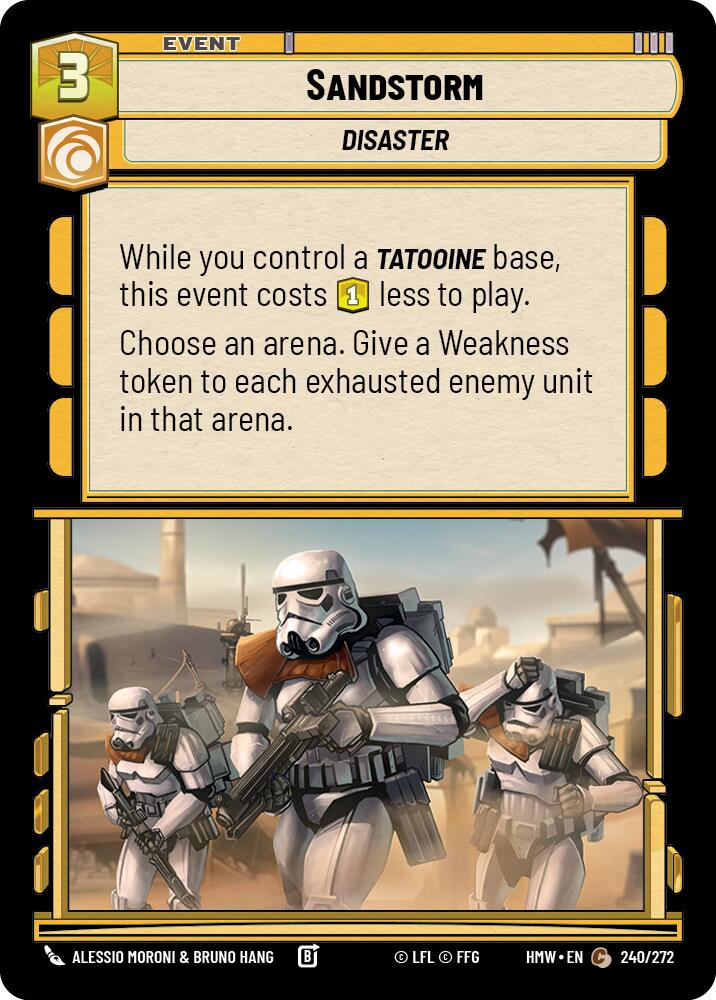 Sandstorm (240/272) (240/272) [Homeworlds] | Cards and Coasters CA