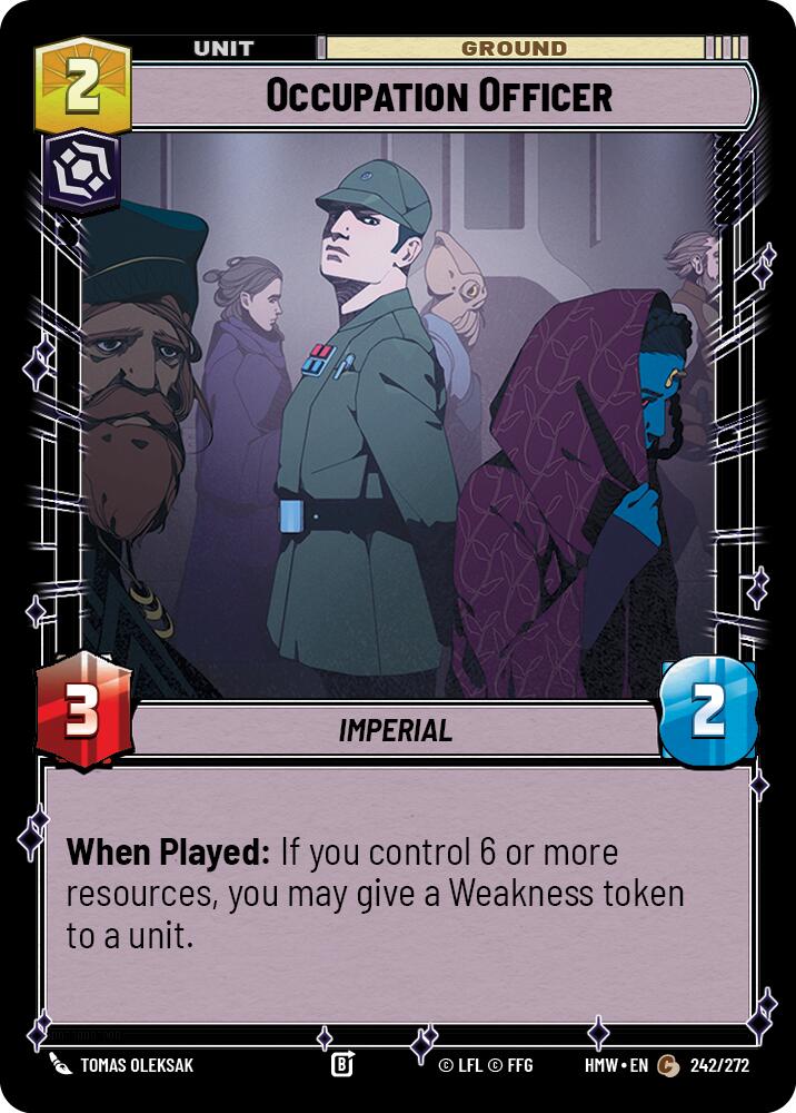 Occupation Officer (242/272) (242/272) [Homeworlds] | Cards and Coasters CA