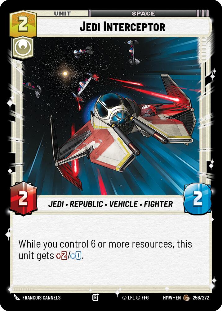 Jedi Interceptor (256/272) (256/272) [Homeworlds] | Cards and Coasters CA